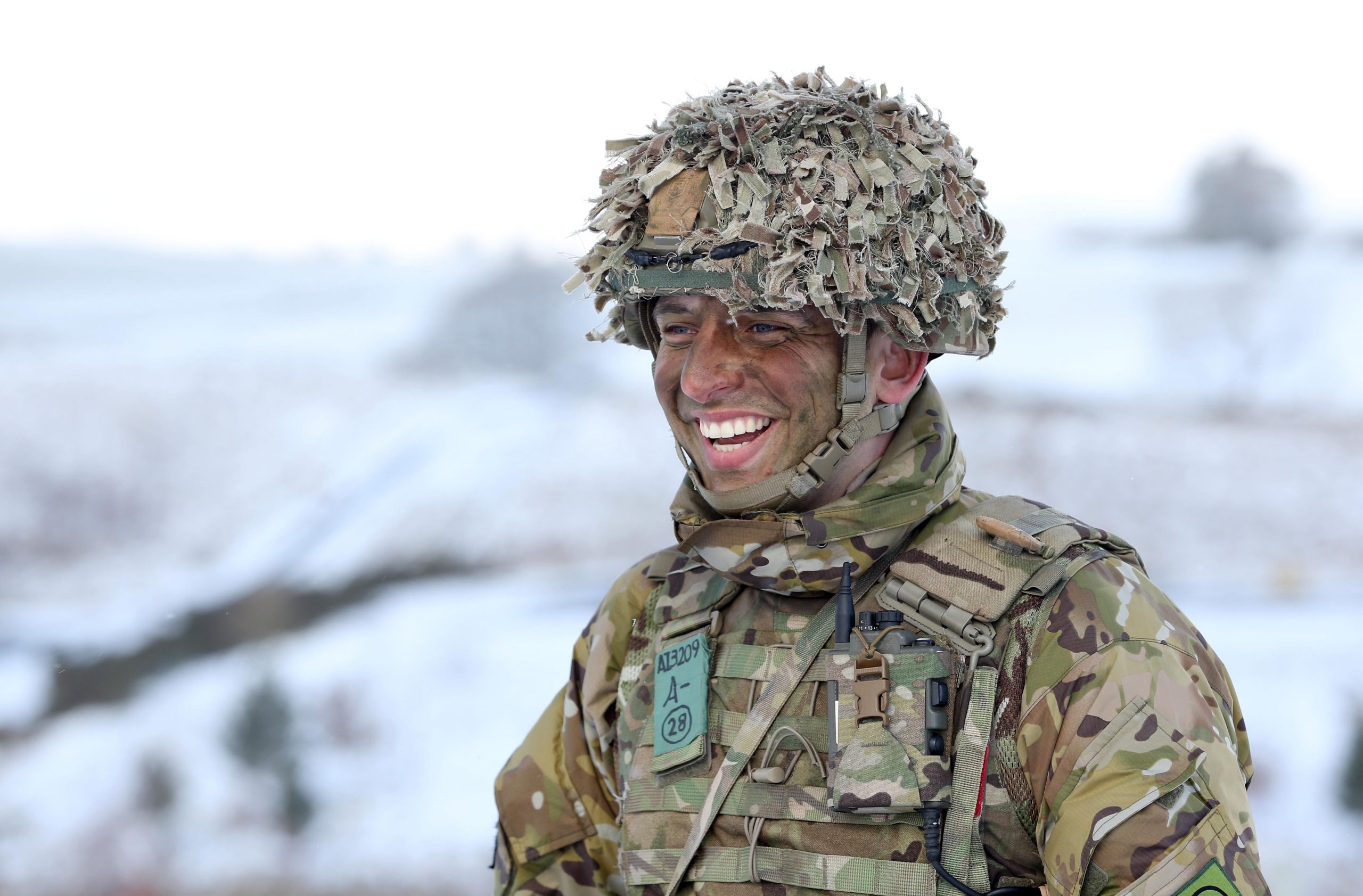 Ellison Ainsworth from Keighley at Warcop Training Area