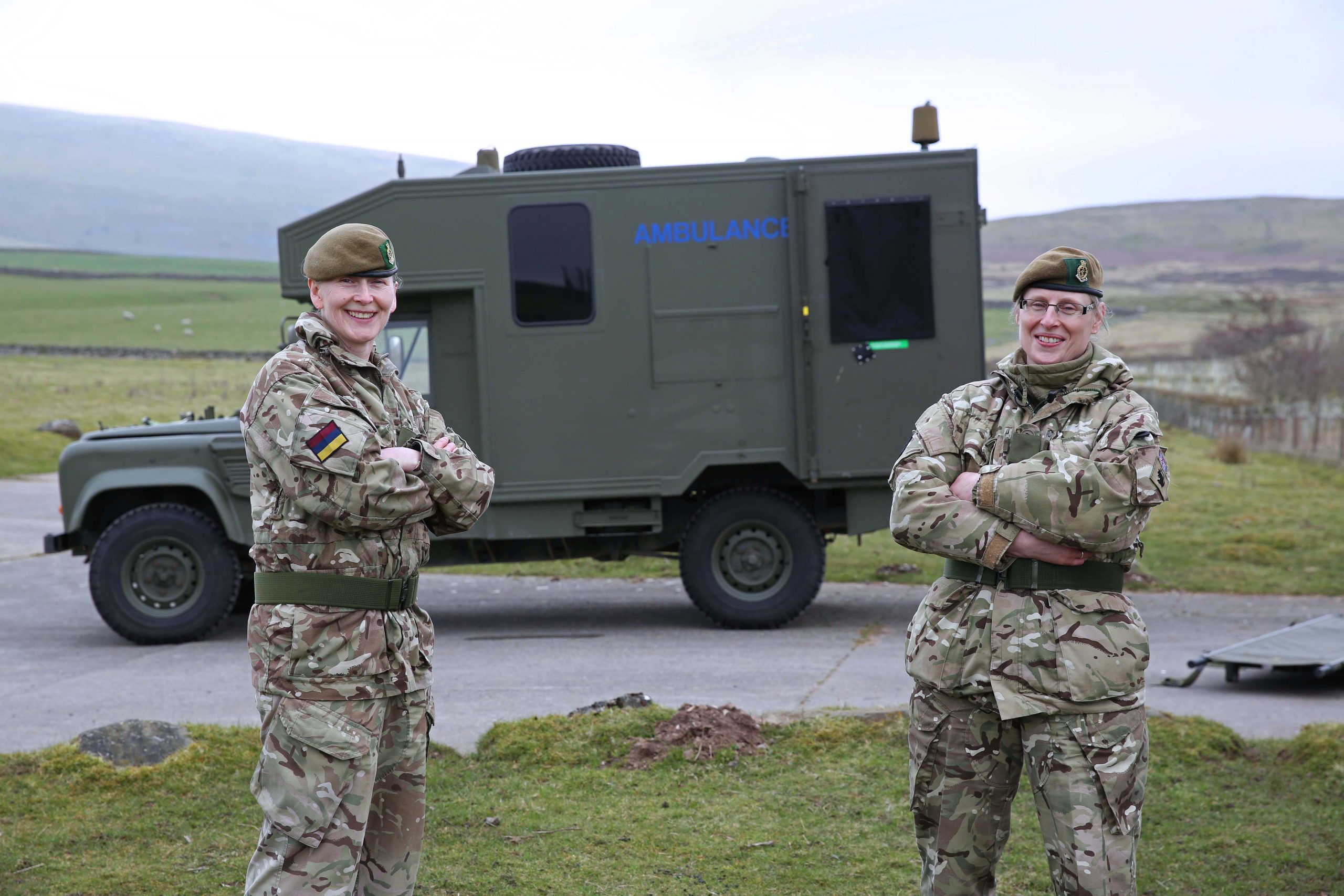 Reservists Kate Johnson and Rhoz Shutt