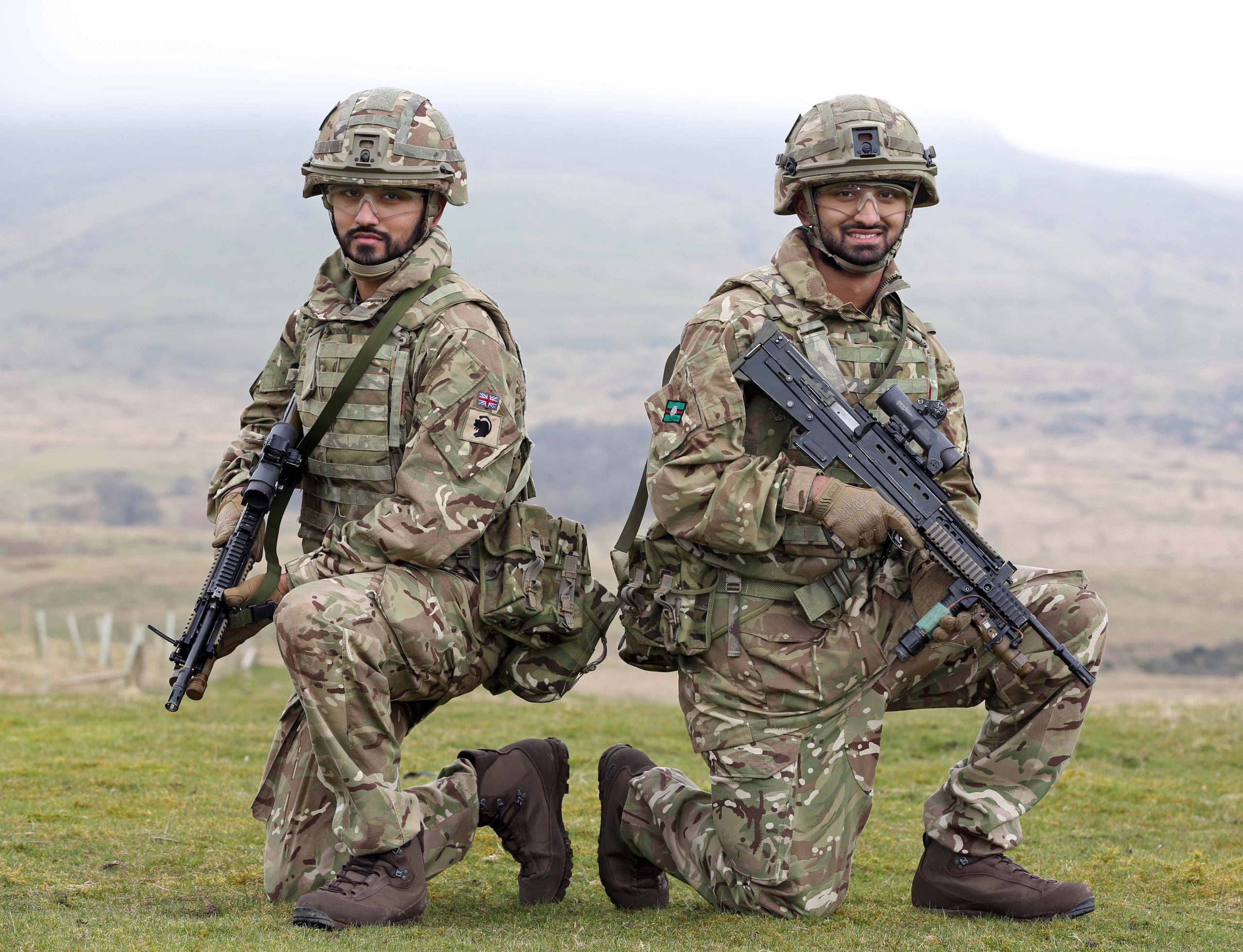 Twins and reservists Umar and Ibrahim Choudhury