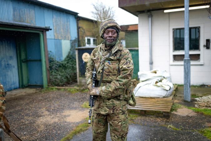 Senior aircraftsman Ochieng Ogol at RAF Honington