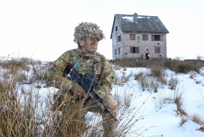 Ellison Ainsworth from Keighley at Warcop Training Area