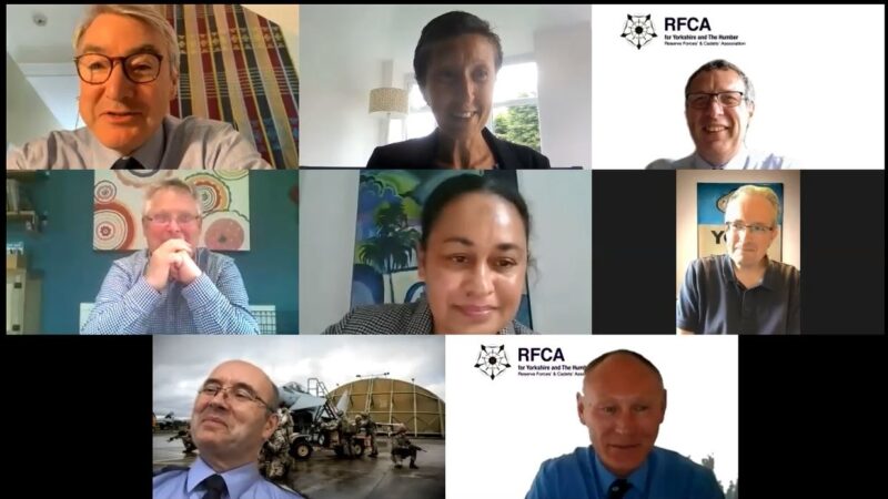 Zoom call with Silver Award winners