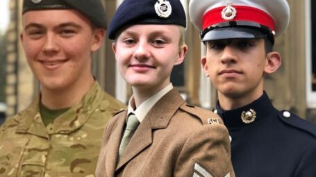 Air, Army and Sea Cadet together