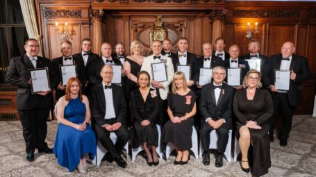 Lord Lieutenants of Yorkshire with winners of Silver Awards