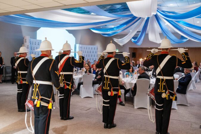 Corps of Drums of HM Band of the Royal Marines, Scotland open proceedings