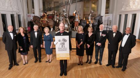 HM Lord-Lieutenant of West-Yorkshire, Ed Anderson with HM Lord-Lieutenants from across Yorkshire, the North West and East Midlands