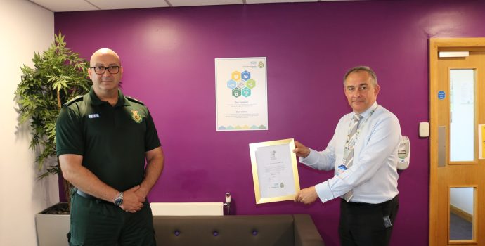 Yorkshire Ambulance Serice with signed Covenant